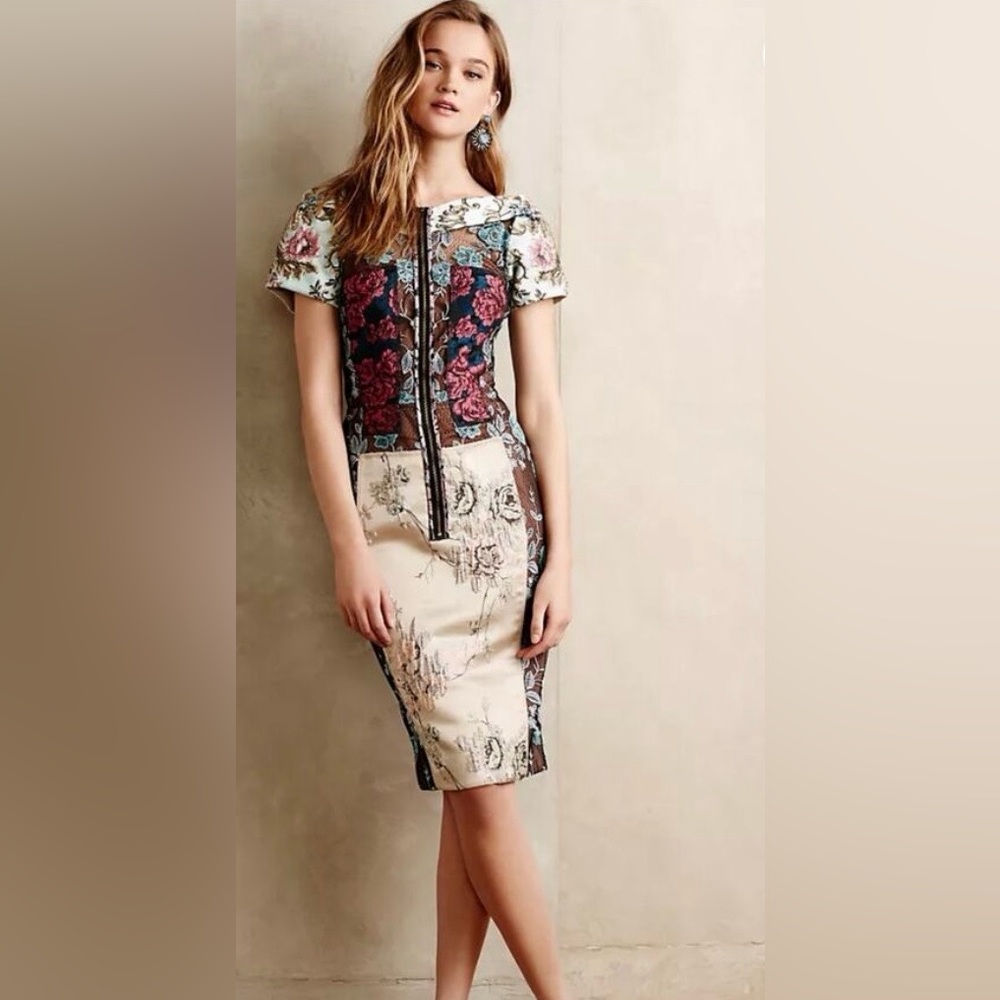 Byron Lars Floral Dress